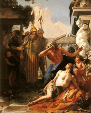 La muerte de Jacinto Giovanni Battista Tiepolo Pinturas al óleo